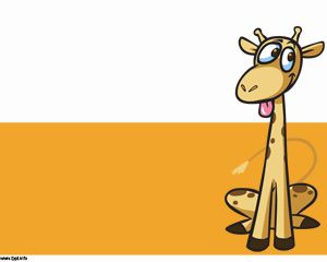 Giraffe PowerPoint Template