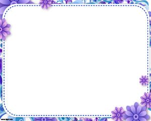 Sweet Floral Frame Powerpoint
