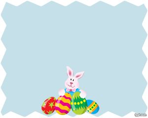 Free Easter Rabbit Powerpoint Template