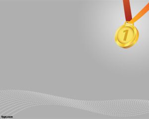 medal powerpoint template competition