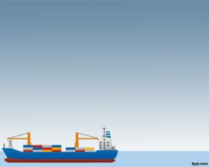 Free Maritime Transportation PowerPoint Template
