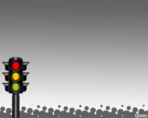 Free Traffic Lights PowerPoint template for presentations