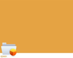 Free Productivity PowerPoint Template with Orange Background