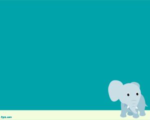 Free Elephant PowerPoint template design