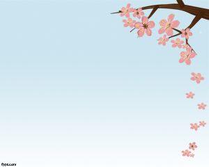 Cherry Blossom Powerpoint Template