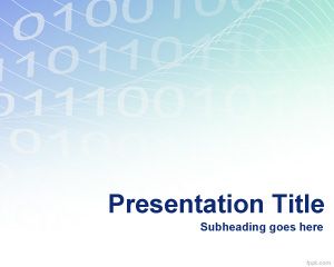 Free Digital Binary PowerPoint Template