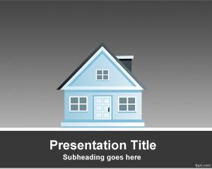 Free House PowerPoint template design