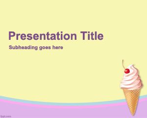 Free Ice Cream PowerPoint Template