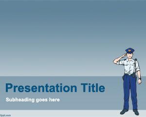 Free Police PowerPoint Template