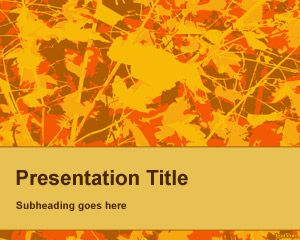 fall powerpoint template