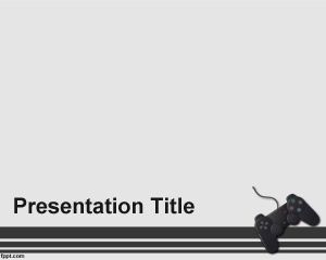 Free Game Controller PowerPoint Template 