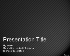 Free dark pattern PowerPoint template with diagonal lines