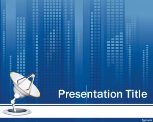 Free Business Communication PowerPoint template
