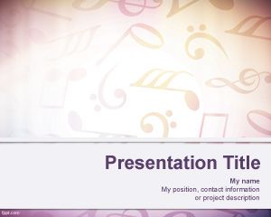 Free Music Notes Powerpoint Templates