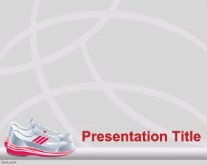 free sport shoes powerpoint template