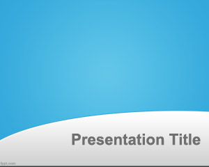 Free Strategic Management PowerPoint Template with blue background