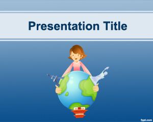 Free Travel Destinations PowerPoint Template
