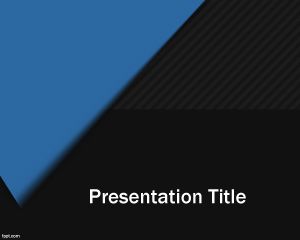 Free Blue Paper PowerPoint Template