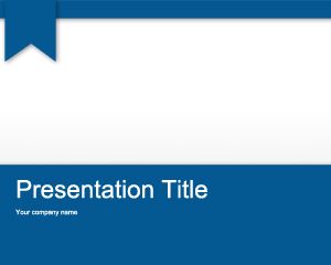 Free Homework PowerPoint Template with Blue and white background slide