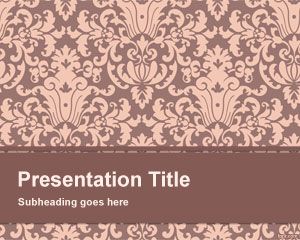 Floral Pattern PowerPoint Template