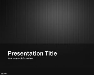 Free Simple Metallic Design PowerPoint Template