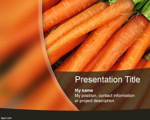 Free Carrots PowerPoint Template