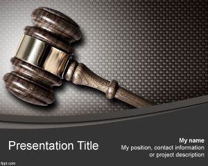 Free Criminal Justice Powerpoint Template
