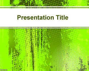Free Bright Green PowerPoint template