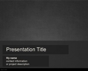 metallic PowerPoint template 