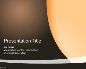 selected powerpoint template