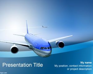 Free Airline Powerpoint Template