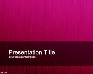 Fucsia Personalized PowerPoint Template