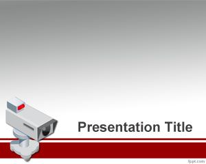 Free Security Camera Powerpoint Template
