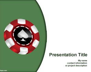 table games powerpoint poker template
