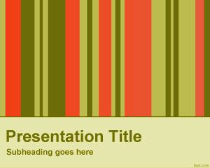 Free vertical bars PowerPoint templates with colors 