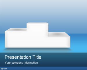 Winner Podium Powerpoint Template