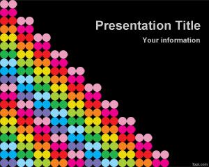 Free Color Dots PowerPoint template