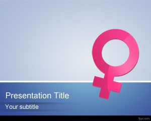 female ppt template