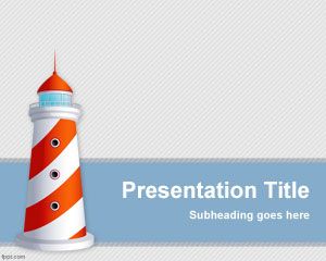 Free Lighthouse PowerPoint Template