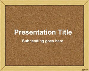 Bulletin Board PowerPoint Template