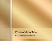 Golden PowerPoint Template - Free PowerPoint Templates