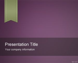 Violet e-Learning PowerPoint Template