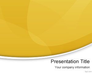 yellow powerpoint template