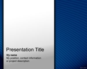 simple Blue PowerPoint Model