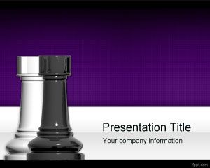 Chess Towers PowerPoint Template