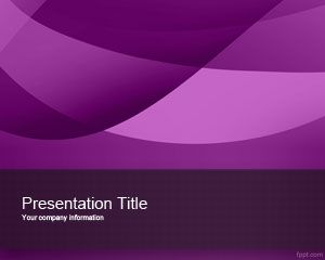 Violet PowerPoint Template background