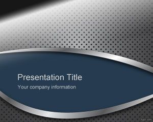 Metal texture PowerPoint template