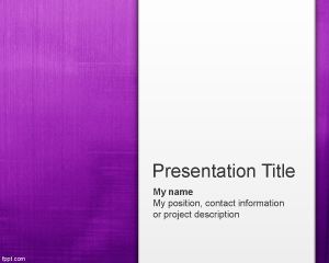 Paint Violet Abstract PowerPoint Template