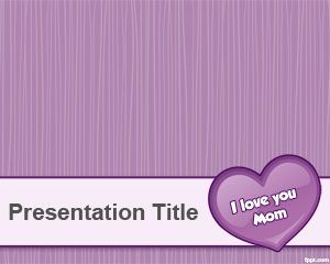 Violet Mother’s Day PowerPoint Template