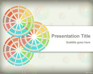 Free abstract slide design with color schemes in the background of PowerPoint presentation